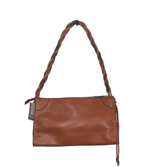 Relic Women’s Twist Handle Shoulder Bag Tan Faux Leather NWT - Picture 2 of 16